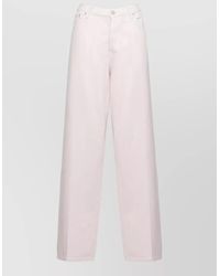 Dondup - Wide Leg Cotton Jeans Five Pockets - Lyst