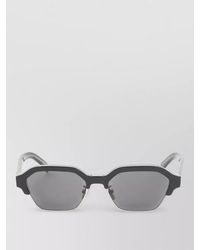 Celine - Square Frame 63 Sunglasses Metal Acetate - Lyst
