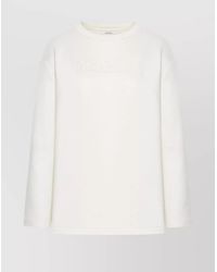 Max Mara - Silk Crewneck Jumper - Lyst