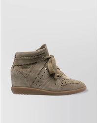 Isabel Marant - Bobby Leather Sneakers - Lyst