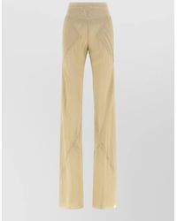 Rick Owens - Silk Semi-Sheer Wide-Leg Trousers - Lyst