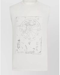 Rick Owens - Graphic-Print Sleeveless Cotton Tank Top - Lyst