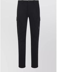 C.P. Company - Cotton Straight-Leg Cargo Trousers - Lyst