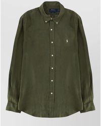 Polo Ralph Lauren - Logo Shirt Long Sleeves Button Collar - Lyst
