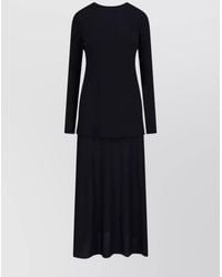 Jil Sander - Layered Midi Dress - Lyst