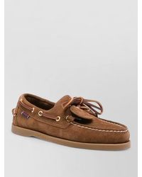 Sebago - Portland Artisan Suede Boat Shoes Rubber Sole - Lyst