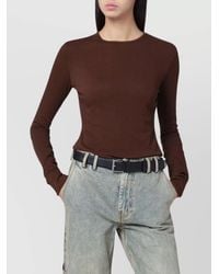Entire studios - Cotton Blend Crewneck T-Shirt - Lyst
