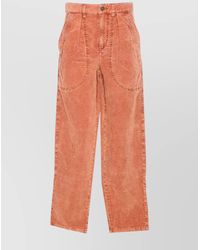 Isabel Marant - High Waist Trousers With Pockets And Loops - Lyst