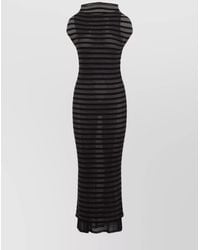 Jean Paul Gaultier - Mariniere Stripes Long Dress - Lyst
