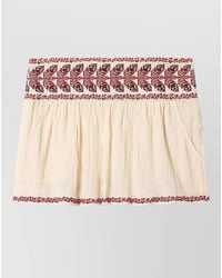 Isabel Marant - Cotton Midi A-Line Skirt - Lyst