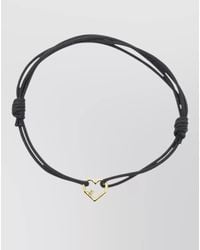 Aliita - Mini Heart Cord Bracelet Knot Detail - Lyst