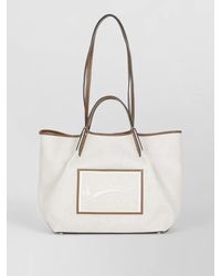 Lanvin - Leather Shoulder Bag Detachable Clutch - Lyst