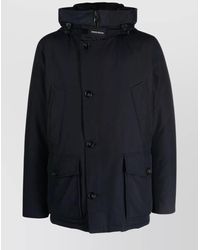 Woolrich - Arctic Hooded Down Jacket With Front Pockets - Lyst