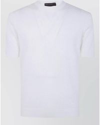Filippo De Laurentis - Short-Sleeve Crew-Neck Jumper - Lyst