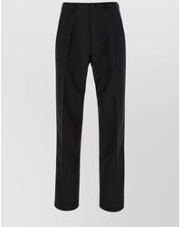 Maison Margiela - Wool Mohair Straight-Leg Trousers - Lyst