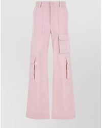 Gucci - Cotton Wide-Leg Cargo Trousers - Lyst