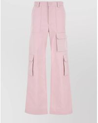 Gucci - Cotton Wide-Leg Cargo Trousers - Lyst