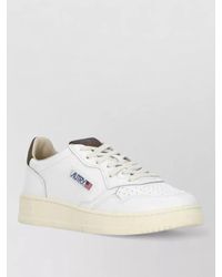 Autry - Leather Low Top Sneakers Rubber Sole - Lyst