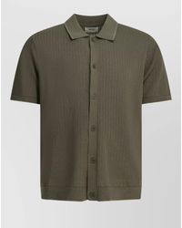 NN07 - Nalo Polo Shirt Buttons Ribbed Hem - Lyst