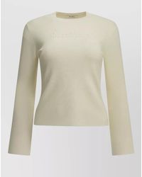 Max Mara - Virgin Wool Round-Neck Jumper - Lyst