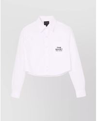Marc Jacobs - Cropped Cotton Shirt - Lyst