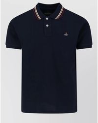Vivienne Westwood - Polo Shirt Short Sleeves Striped Collar - Lyst