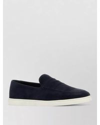 Church's - Suede Peebles Loafers Contrast Sole Round Toe - Lyst