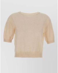 Lisa Yang - Genevra Cashmere Crew Neck Short Sleeve - Lyst