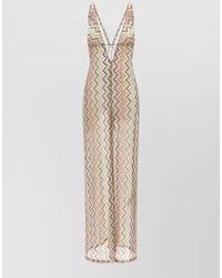 Missoni - Zigzag Beach Cover Up Maxi Dress - Lyst
