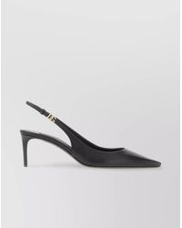 Dolce & Gabbana - Nappa Leather Pumps With Buckle And Metal Detail - Lyst