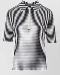 Paul Smith - Cotton Knit Short-Sleeve Polo Top - Lyst