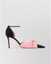 Mach & Mach - Embellished Satin Heel Pumps - Lyst