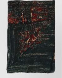 Faliero Sarti - Cashmere Modal Printed Fringed Scarf - Lyst