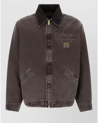 Carhartt - Denim Single-Breasted Jacket - Lyst