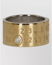 Maison Margiela - Wide Band Ring Synthetic Diamond - Lyst