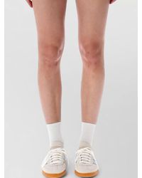 Sporty & Rich - Striped Cotton Poplin Mini Boxer Shorts - Lyst