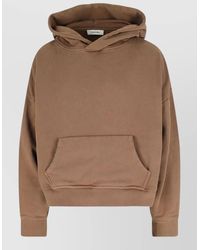 Entire studios - Hooded Sweatshirt Kangaroo Pocket Ribbed Trim - Lyst