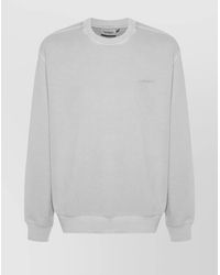 Carhartt - Cotton Logo Embroidered Sweatshirt - Lyst