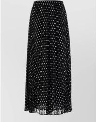 Michael Kors - Printed Pleated Skirt - Lyst