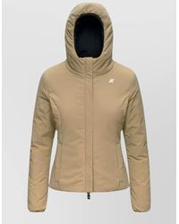 K-Way - Reversible Hooded Parka Coat - Lyst