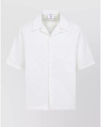 CASABLANCA - Cotton Monogram Short-Sleeve Shirt - Lyst