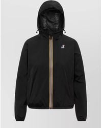 K-Way - Hooded Jacket Elasticated Cuffs Packable Design - Lyst