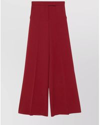 Max Mara - High Waist Tailored Wide Leg Trousers - Lyst