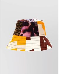 Dries Van Noten - Contrast Stitch Cotton Bucket Hat - Lyst
