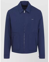 Prada - Polyester Jacket Pointed Collar Straight Hem - Lyst