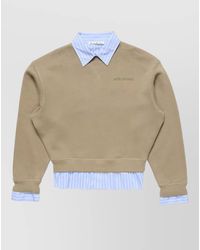 Acne Studios - Organic Cotton Layered Sweatshirt - Lyst