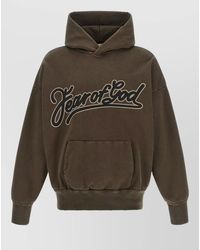 Fear Of God - Logo Hoodie Hooded Fit Kangaroo Pocket - Lyst