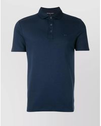 Michael Kors - Cotton Relaxed-Fit Short-Sleeve Polo Shirt - Lyst