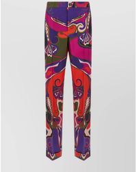 PUCCI - Pucci Abstract-Printed Straight-Leg Trousers - Lyst