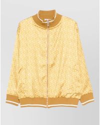 Gcds - Logo-Print Ribbed Bomber Jacket - Lyst